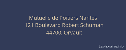 Mutuelle de Poitiers Nantes