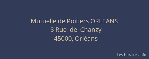 Mutuelle de Poitiers ORLEANS