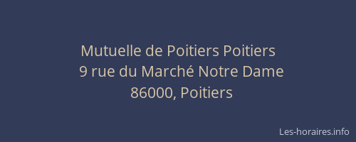 Mutuelle de Poitiers Poitiers