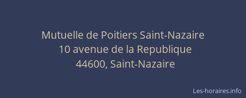 Mutuelle de Poitiers Saint-Nazaire