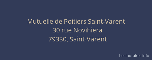 Mutuelle de Poitiers Saint-Varent