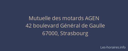 Mutuelle des motards AGEN