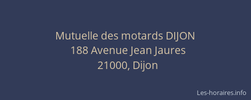 Mutuelle des motards DIJON
