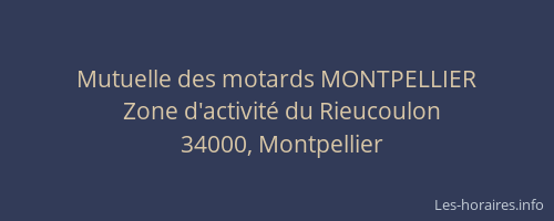 Mutuelle des motards MONTPELLIER