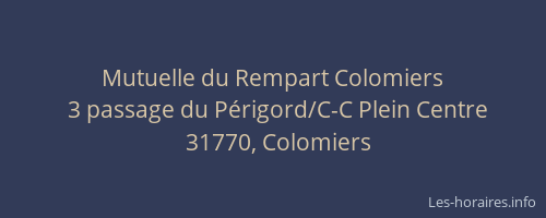 Mutuelle du Rempart Colomiers