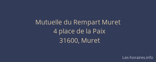 Mutuelle du Rempart Muret