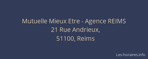 Mutuelle Mieux Etre - Agence REIMS