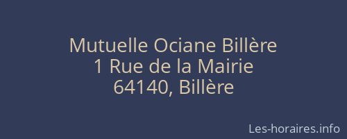 Mutuelle Ociane Billère