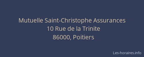 Mutuelle Saint-Christophe Assurances