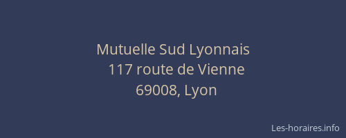 Mutuelle Sud Lyonnais