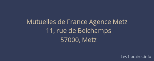 Mutuelles de France Agence Metz