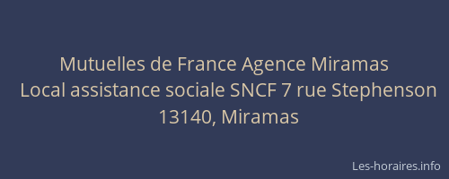 Mutuelles de France Agence Miramas