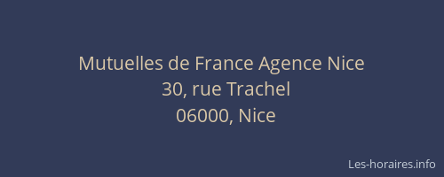 Mutuelles de France Agence Nice