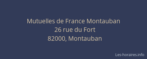 Mutuelles de France Montauban