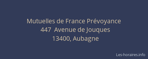 Mutuelles de France Prévoyance