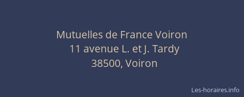 Mutuelles de France Voiron
