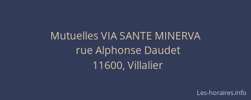 Mutuelles VIA SANTE MINERVA