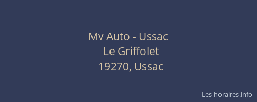 Mv Auto - Ussac
