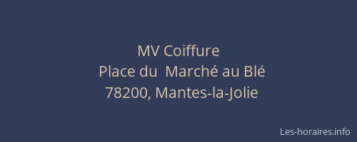 MV Coiffure