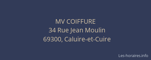 MV COIFFURE