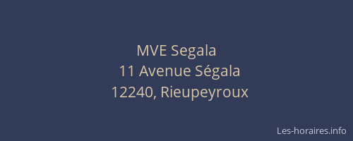 MVE Segala