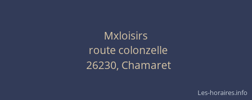 Mxloisirs