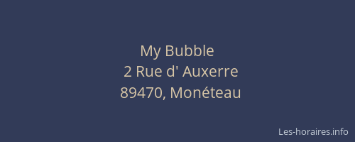 My Bubble