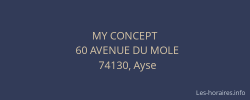 MY CONCEPT