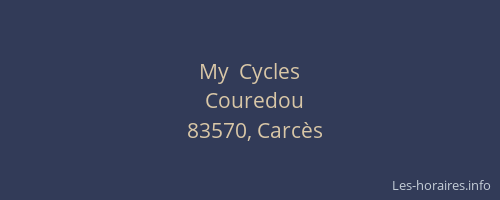 My  Cycles