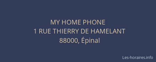 MY HOME PHONE