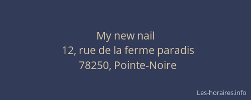 My new nail