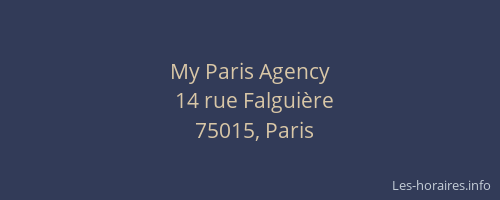 My Paris Agency