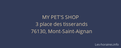 MY PET'S SHOP