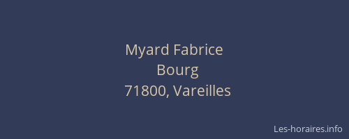 Myard Fabrice