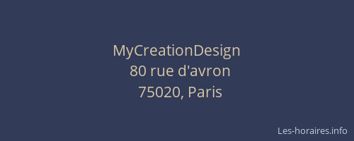 MyCreationDesign