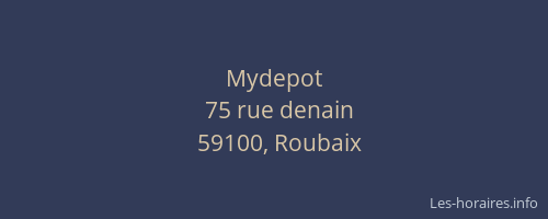 Mydepot