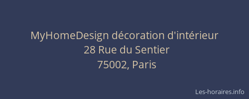 MyHomeDesign décoration d'intérieur