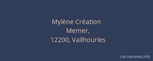 Myl&egrave;ne Cr&eacute;ation