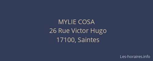 MYLIE COSA
