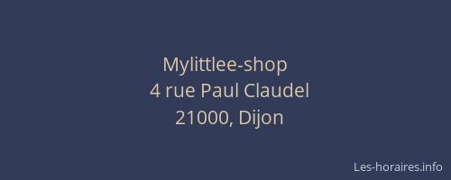 Mylittlee-shop