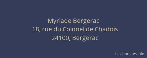 Myriade Bergerac