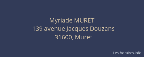 Myriade MURET