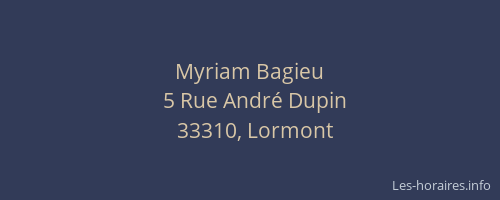 Myriam Bagieu
