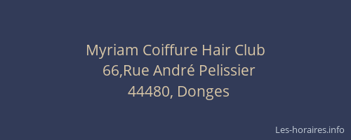 Myriam Coiffure Hair Club