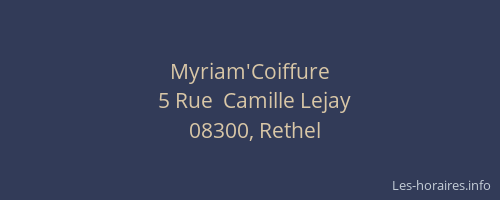 Myriam'Coiffure