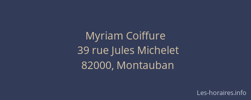 Myriam Coiffure
