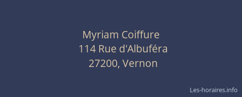 Myriam Coiffure