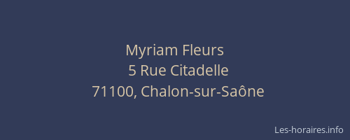 Myriam Fleurs