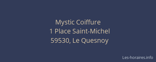 Mystic Coiffure