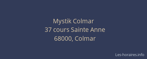 Mystik Colmar
